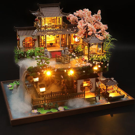 Japanese temple miniature house